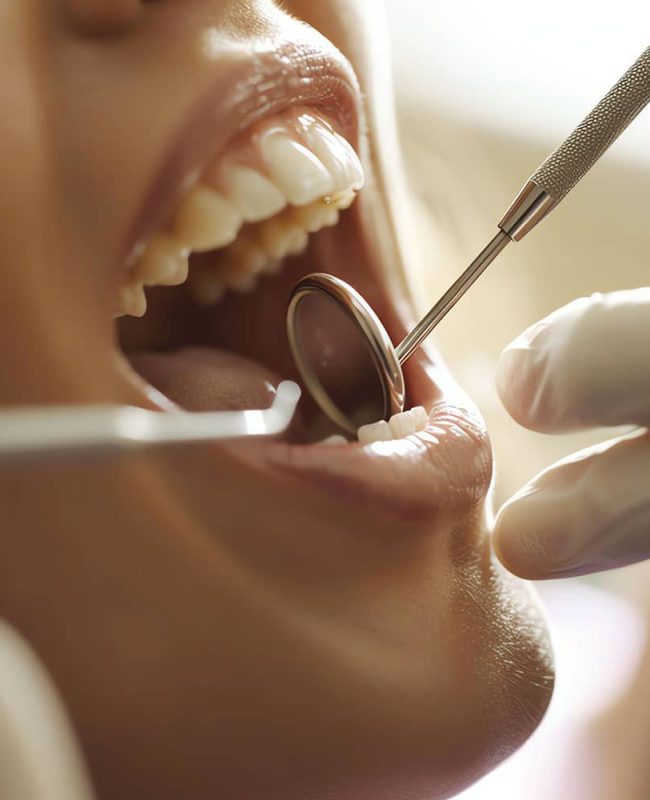 Examen d’une dent douloureuse après un choc